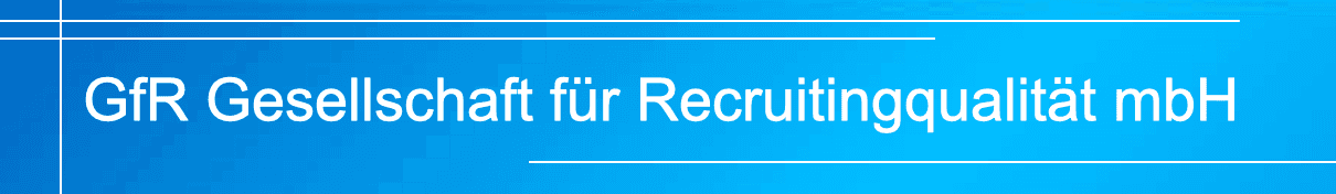 GfR Gesellschaft für Recruitingqualität mbH Logo
